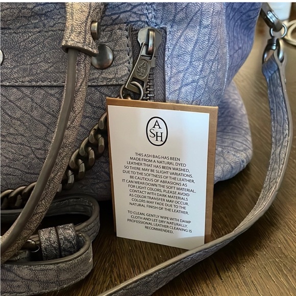 ASH wrinkled nubuck leather purse - Picture 8 of 12